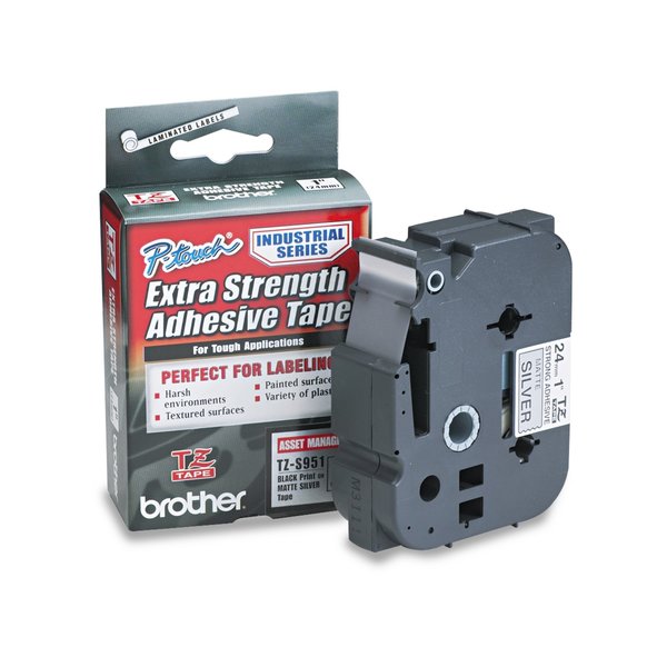 Brother TZ Strength Adhesive Laminated Labeling TZES951